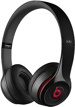 Beats Solo 2 On-ear Black Headphones - Beats Solo 3 Headphones Price (474x356), Png Download