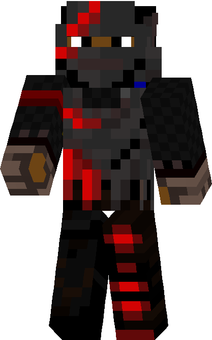 R20heartrise - Fnaf 6 Skin Minecraft (417x666), Png Download