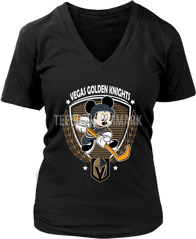 Nhl Hockey Mickey Mouse Team Vegas Golden Knights Womens - God Save The Queen Sylvanas (1024x1024), Png Download