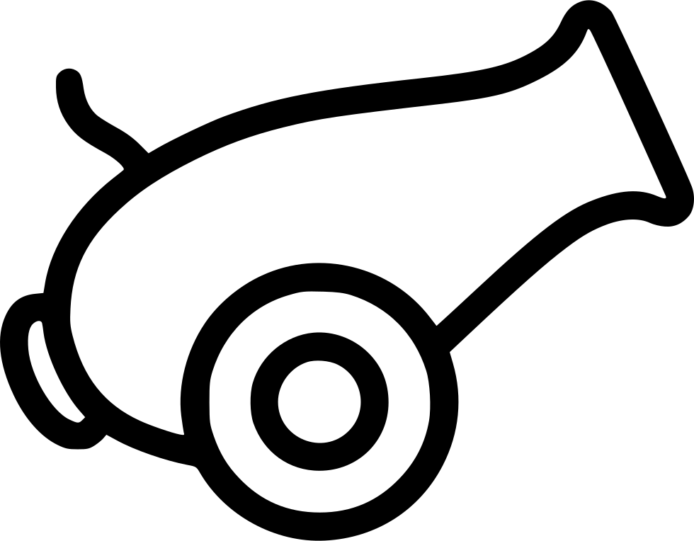 Png File Svg - Cannon Icon Png (980x764), Png Download