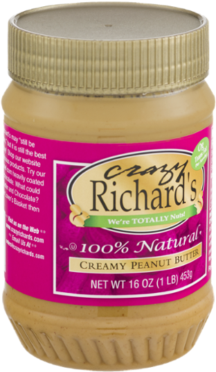 Crazy Richard's - All Natural Cashew Butter - 11 Oz. (600x600), Png Download