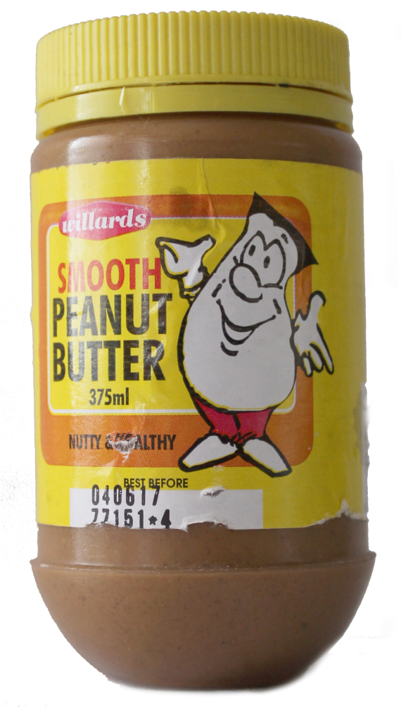 Willards Peanut Butter 375ml (569x1024), Png Download