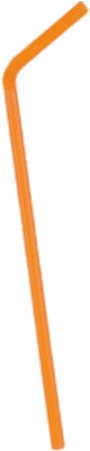 Download - Straw Png Orange (450x450), Png Download