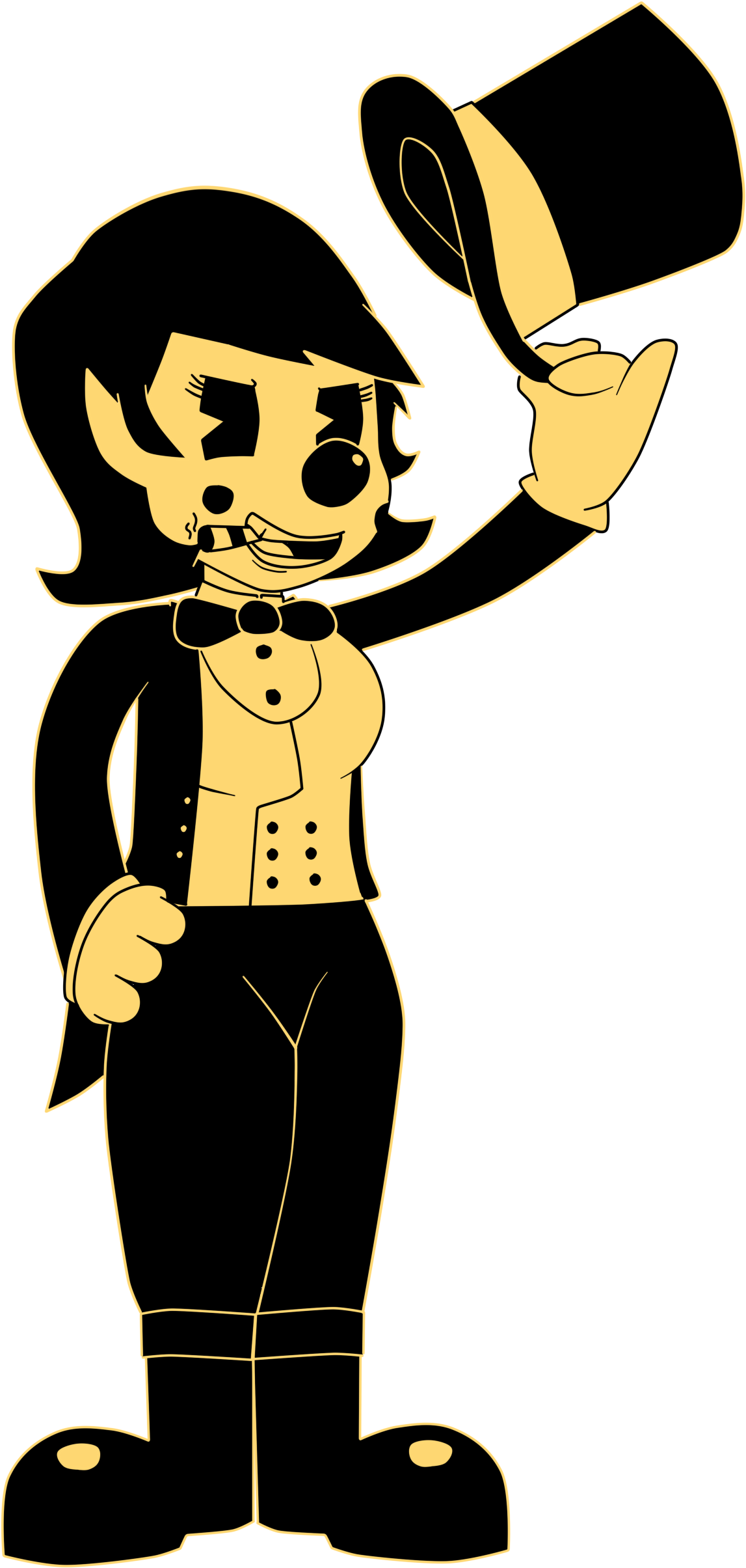 Curved Clipart Bendy - Bendy And The Ink Machine Posters (1309x2445), Png Download