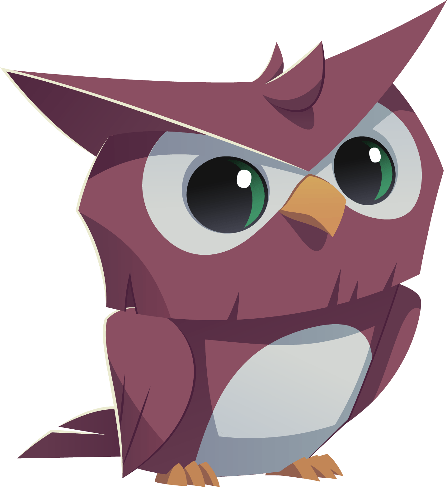 Clipart Resolution 1436*1562 - Animal Jam Owl (1436x1562), Png Download