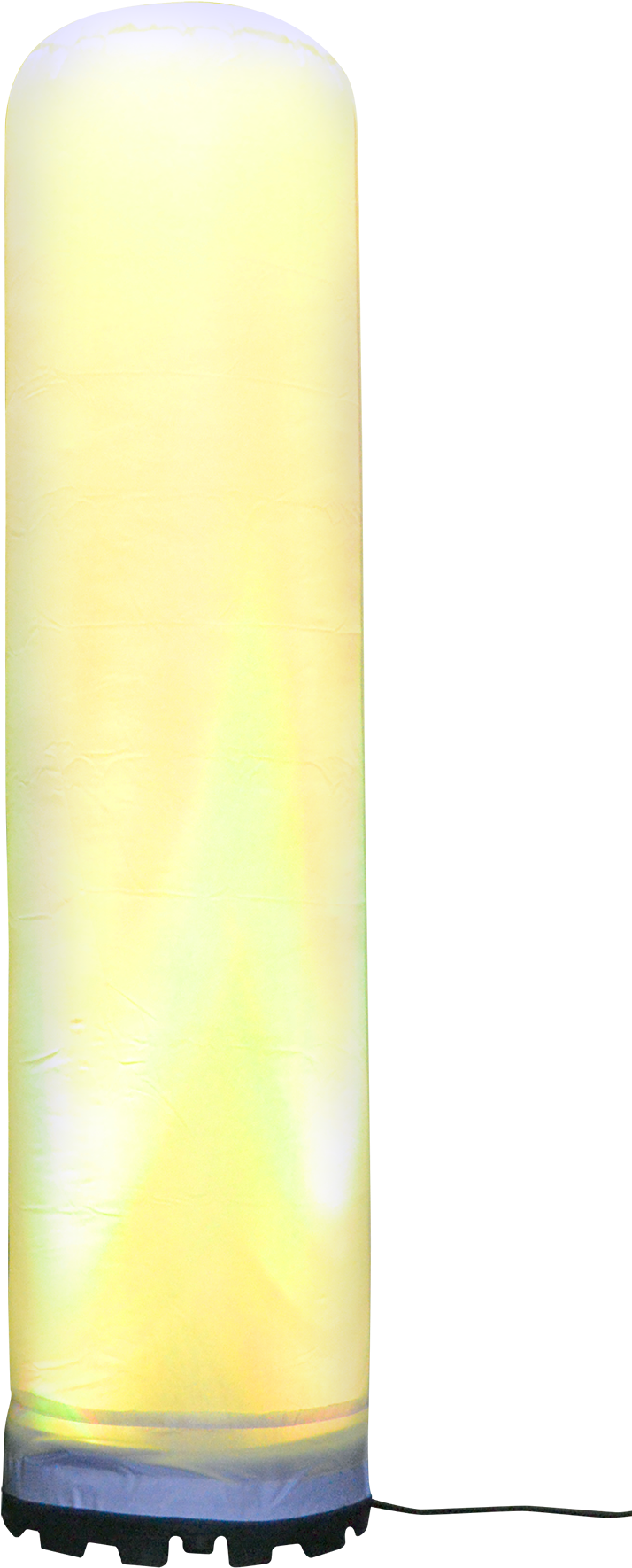 Led Advertising Pillar Yellow - Pillars Lights Png (1000x2097), Png Download