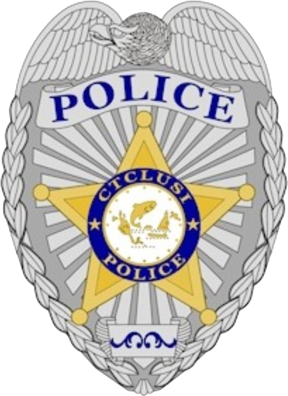 Tribal Police Badge - Badge (1275x1650), Png Download