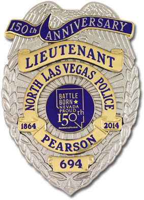 Each Department - Las Vegas Police Department Badge (350x400), Png Download