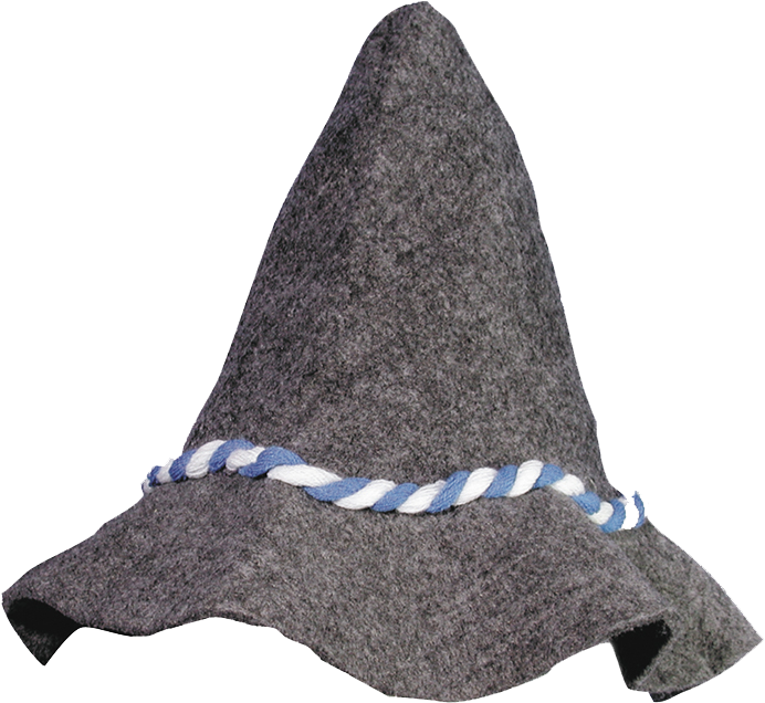Gandalf Hat Png Image - Oktoberfest Hat Bavarian Hat Felt With Blue (700x637), Png Download