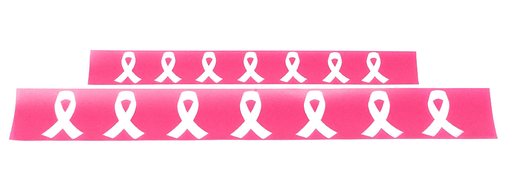 Breast Cancer Awareness Ribbons Inserts For Lumisign - Carmine (1000x1000), Png Download