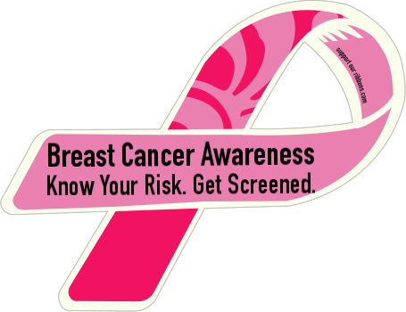 Breast Cancer Awareness / Know Your Risk - Pulmonary Hypertension Awareness (455x350), Png Download