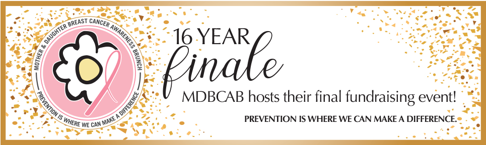 Mother And Daughter Breast Cancer Awareness Brunch - Breast Cancer (964x374), Png Download