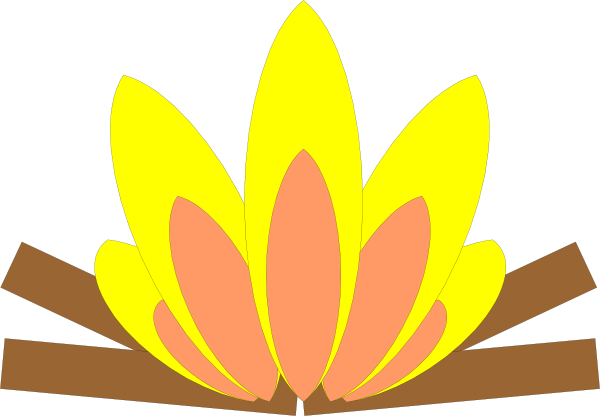Bonfire Clipart - Fireside Clipart (600x416), Png Download