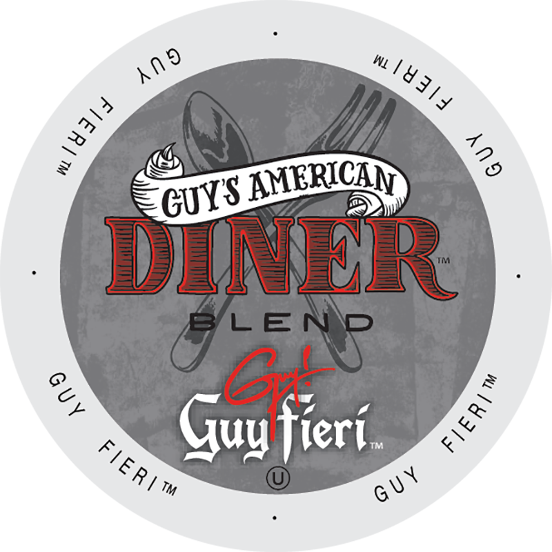 Lidu2006 Gf Dinerblend 2015 V2 - Guy Fieri Coffee (brown) Guy's American Diner Blend, (800x800), Png Download