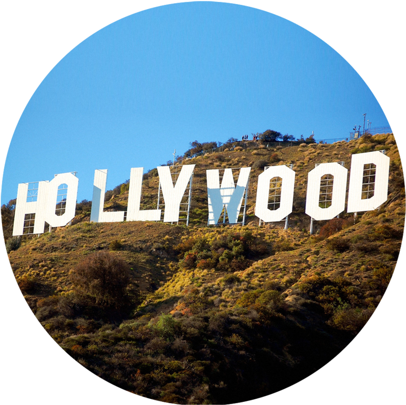 Hollywood Sign Png Hd Photo - Hollywood Sign (1000x1000), Png Download