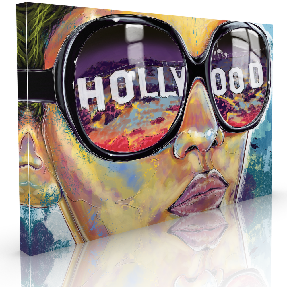 Land Of Dreams Hollywood Sign, Canvas Wall Art, Landing, - Maxwell Dickson Land Of Dreams Graphic Art (1000x1000), Png Download