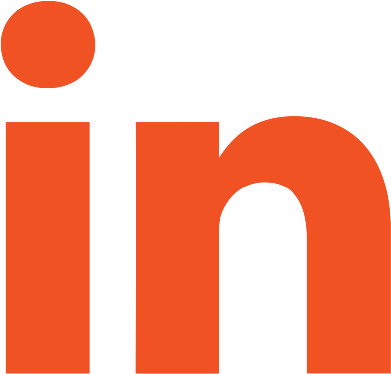 Linkedin Icon Orange - Linkedin (1000x1000), Png Download