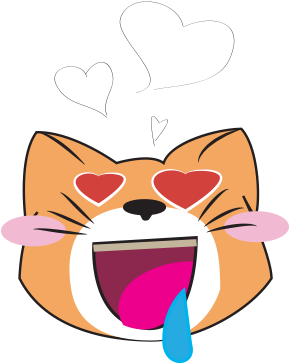 Awesome Face Cats Emoji Messages Sticker-3 - Emoji (408x408), Png Download
