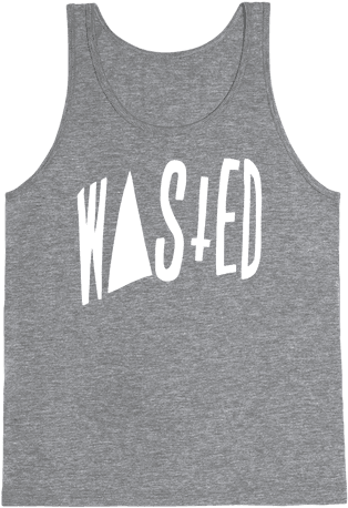 Wasted Tank Top - Badass Runner (484x484), Png Download