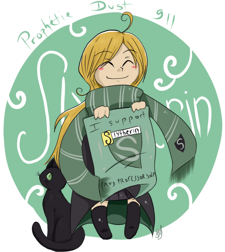 Slytherin Student Drawing Slytherin Pride - Harry Potter Slytherin Drawings (838x954), Png Download