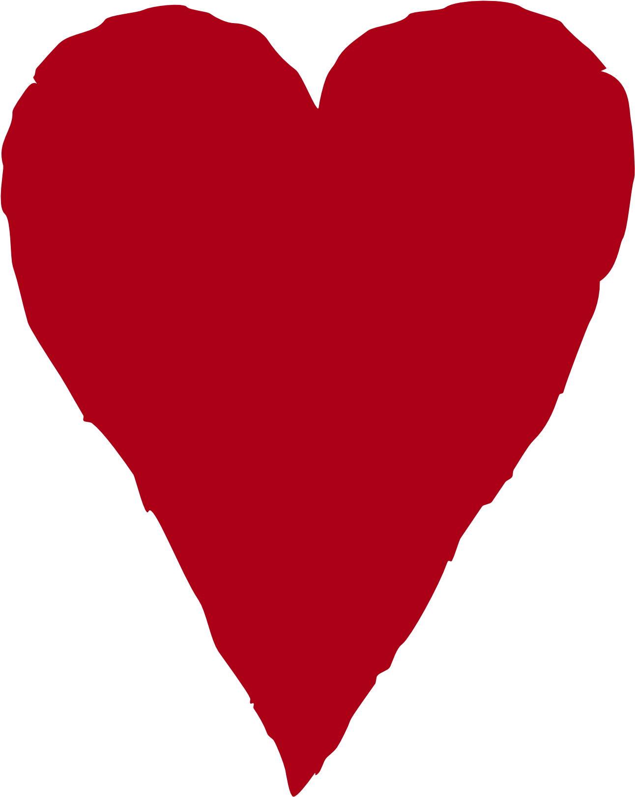 Love Heart Illustration Png (1969x1959), Png Download