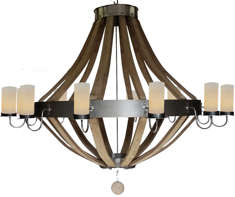 Stave Chandelier (900x754), Png Download