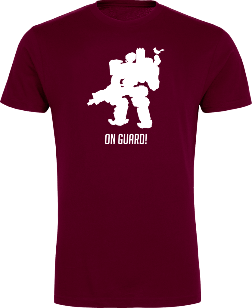 Bastion Silhouette 'on Guard' T-shirt - Overwatch Bastion Gaming T-shirt - Free Uk Delivery (837x1024), Png Download