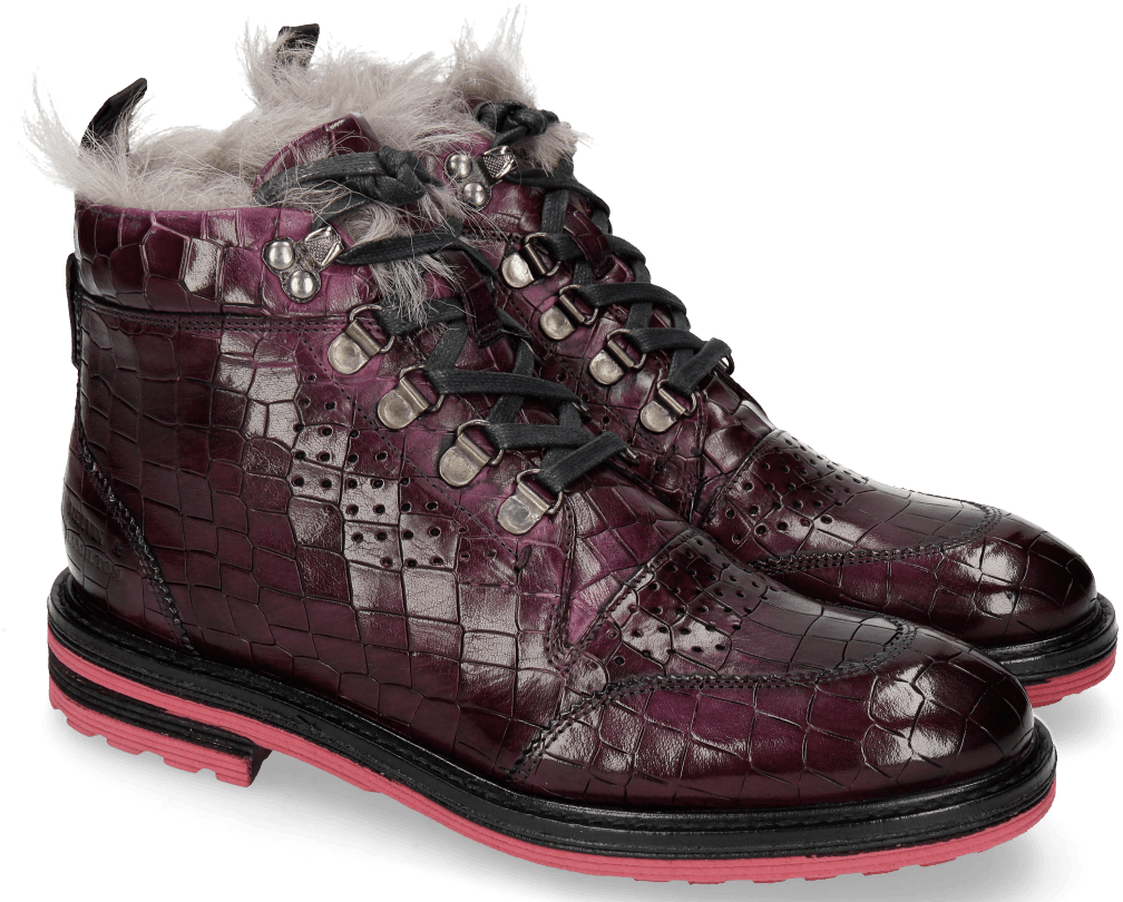 Ankle Boots Amelie 23 Crock Eggplant - Hiking Shoe (1024x1024), Png Download