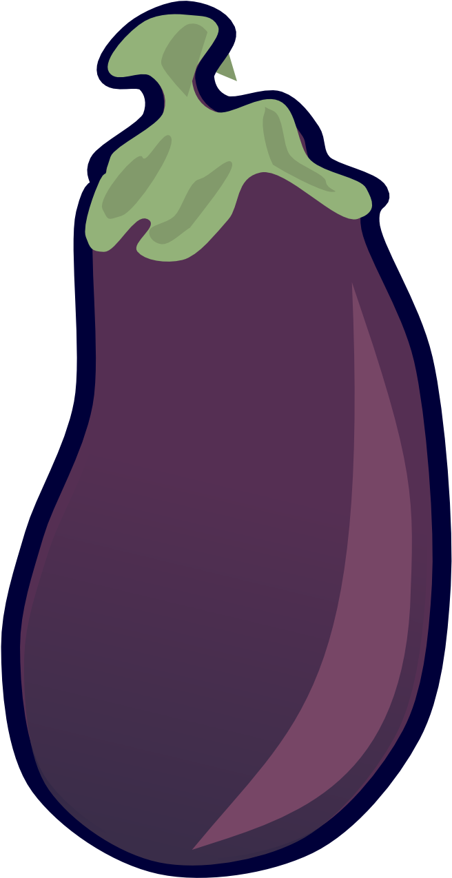 Panda Free Images Eggplantclipart - Eggplant Cartoons Png (999x1413), Png Download