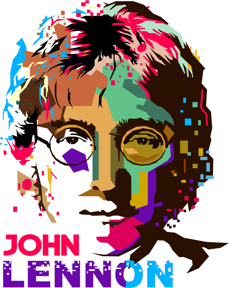 John-lennon - T-shirt (757x952), Png Download