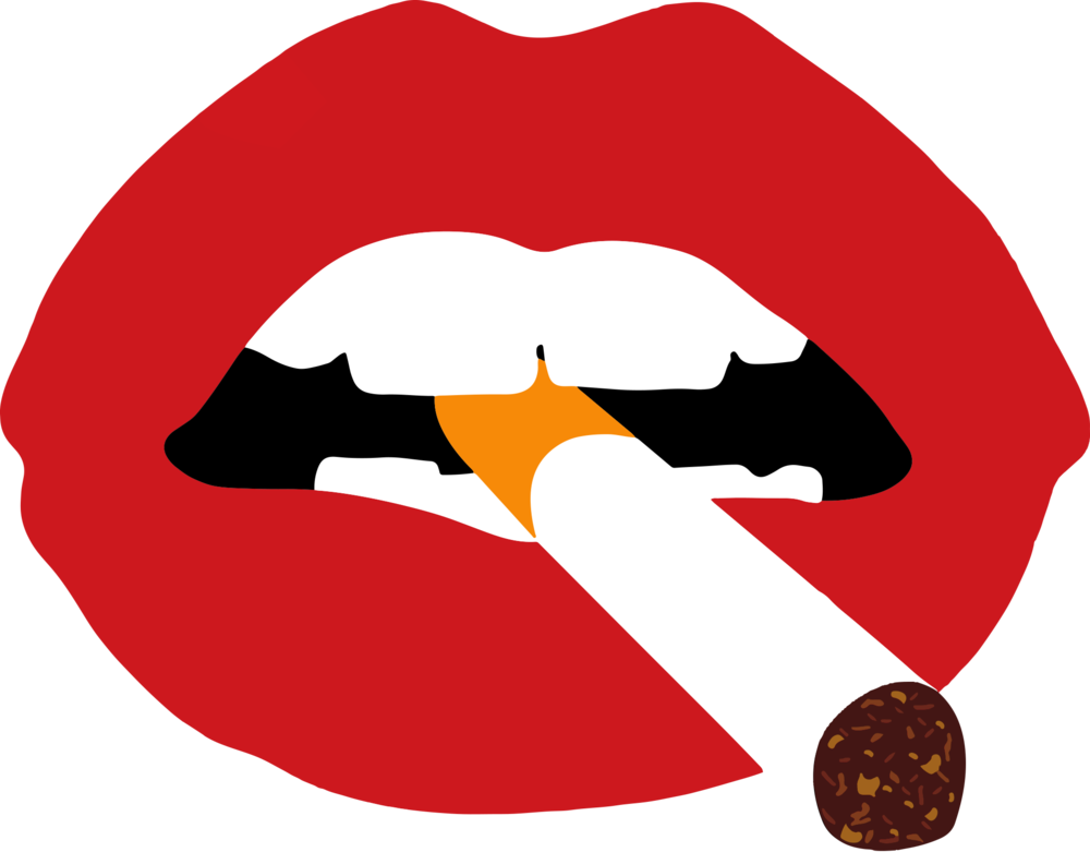 Lips - Illustration (1000x781), Png Download