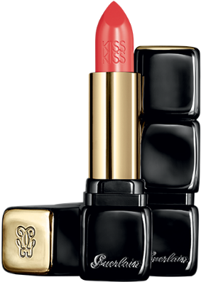Guerlain Kiss Kiss 344 Sexy Coral Best Coral And Orange - Guerlain Kiss Kiss Orange Peps (315x400), Png Download