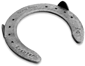 Eventer Horse Shoes - Horseshoe Steel (397x362), Png Download