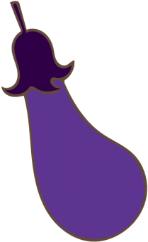 Eggplant - Illustration (480x480), Png Download