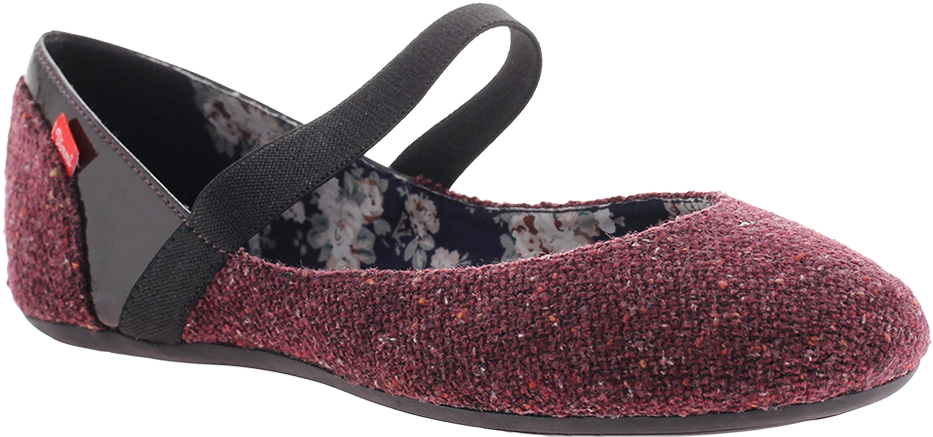 Tend In Eggplant Women's Ballet Flat - Dimmi Ladies Shoes Ladies Footwear Fall Tend (1024x1024), Png Download