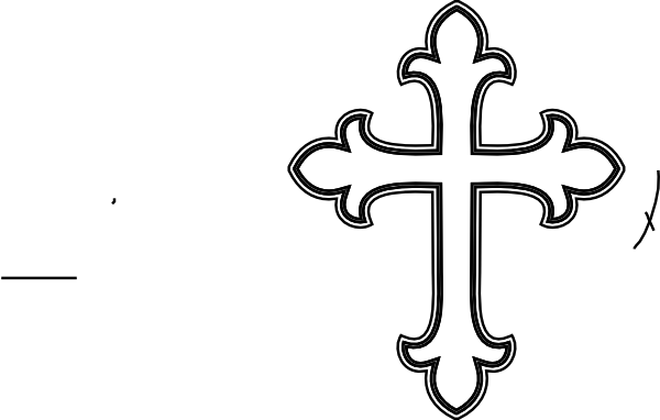Png Freeuse Library And White Many Interesting Cliparts - Cross Clipart Black And White (600x382), Png Download