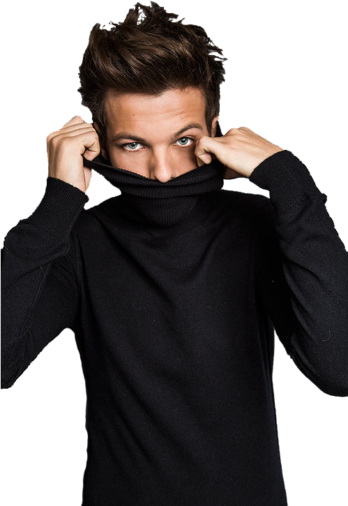 Louis Tomlinson Louis Tomlinson Png - Louis Tomlinson Turtleneck (498x750), Png Download