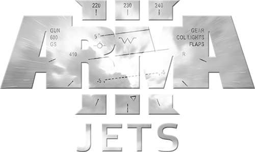 Jets Dlc Logo - Arma 3 Jets Logo (500x298), Png Download