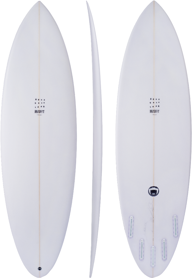Details - Misfit Fang Surfboard (847x1200), Png Download