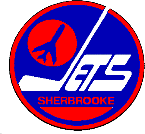 Sherbrooke Jets - Winnipeg Jets Logo 1980s (522x472), Png Download