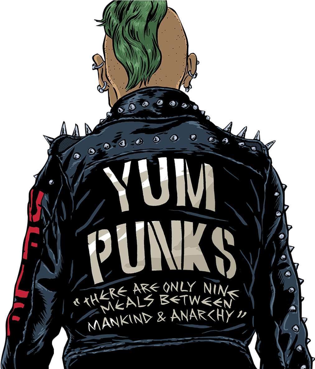 Fang's Back - Leather Jacket (1022x1186), Png Download