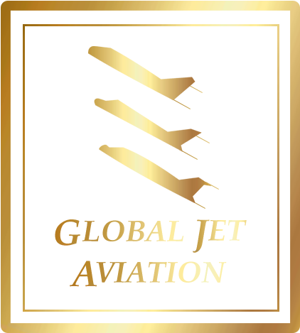 Global Jet Aviation Logo - Global Jet Aviation (492x519), Png Download