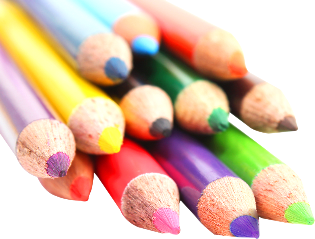 Download Various Color Pencils Png Image - Png Color Pencils (500x378), Png Download