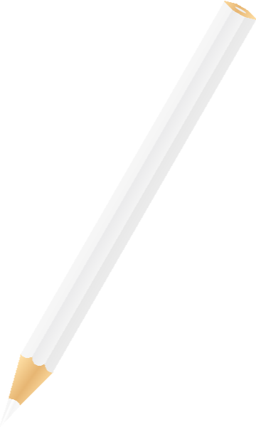 Color Pencil White - White Color Pencil Png (360x600), Png Download