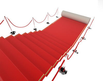 Red Carpet Png - Roll Out Red Carpet Png (400x316), Png Download