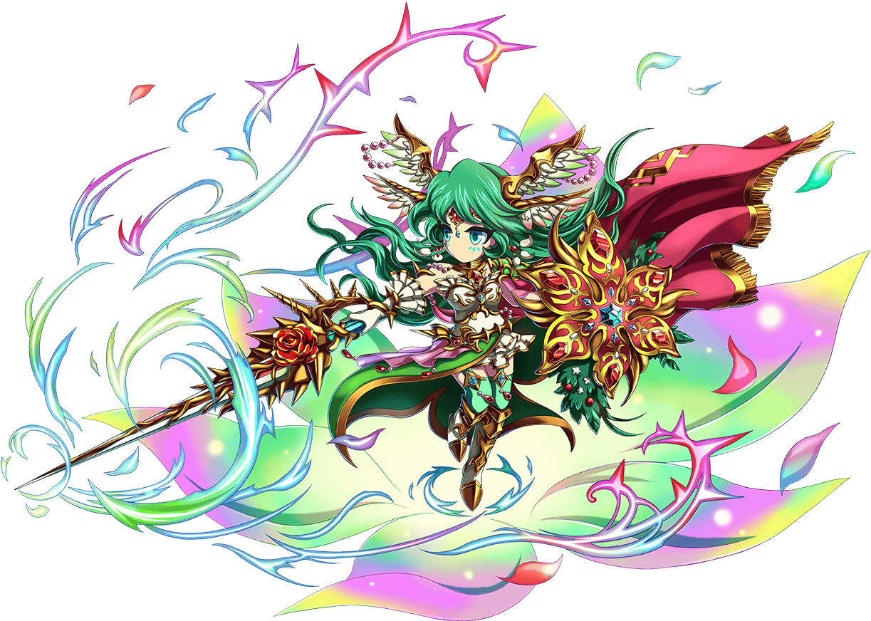 Floral Princess Rosetta - Mariela 7 Star Brave Frontier (1242x890), Png Download