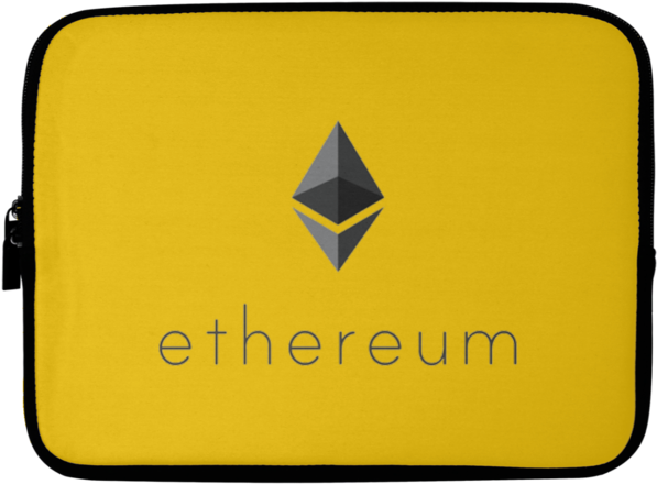 Ethereum Logo - Laptop Sleeve - 10 Inch - Ethereum (600x600), Png Download