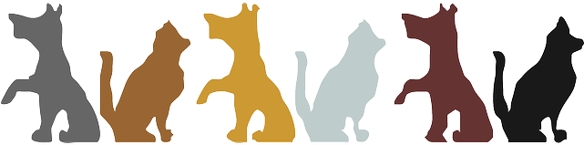 Animals, Cat, Silhouette, Dog, Pets, Colors, Animal - Happy Fur Mothers Day (640x320), Png Download