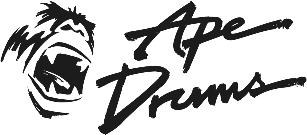 Ape Drums Logo Format=1000w (1000x445), Png Download
