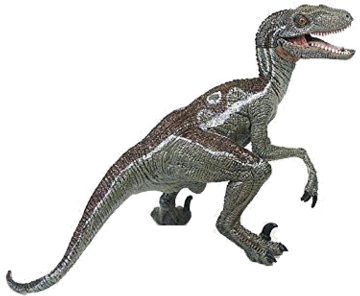 Jurassic Park Playfield Velociraptor - Juguetes De Dinosaurios Papo (480x360), Png Download